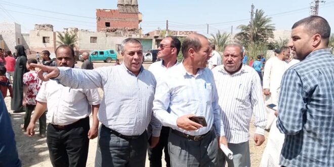 حملة مكبرة لإزالة التعديات على الأراضي بإطسا