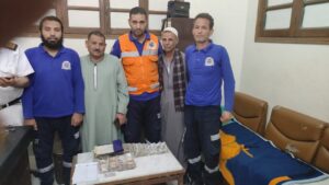 مسف وقائد سيارة إسعاف