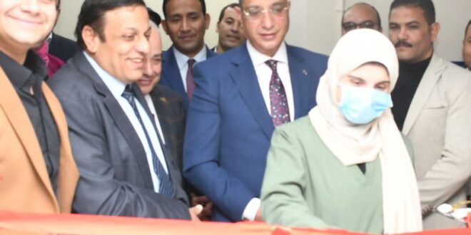 صورة-افتتاح توسعات بمستشفى الشفاء بالفيوم