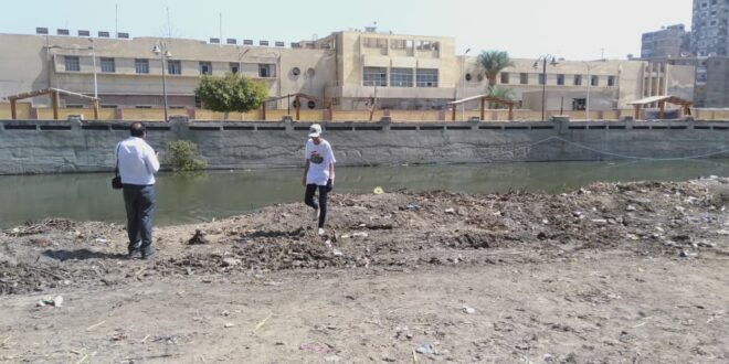 صورة-حملة نظافة ببحر يوسف بالفيوم