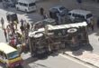 صورة-مصرع مواطن في حادث انقلاب سيارة تريلا