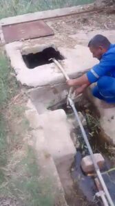 وصلات مياه غير قانونية بالفيوم