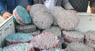 ضبط ورشة تصنيع ألعاب نارية بقرية النزلة بالفيوم-وكالة لحظة الإخبارية