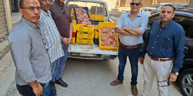 لحمة رأس فاسدة بالفيوم-وكالة لحظة الإخبارية