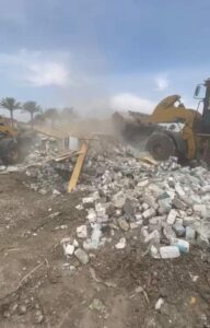 صورة إزالة تعديات على أراضي بالفيوم2