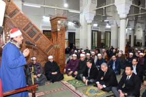 محافظ الفيوم ونائبه يشهدان الاحتفال بذكرى الإسراء والمعراج3